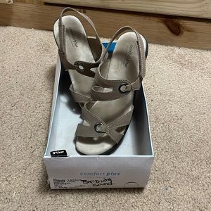 Comfort plus brown sandals